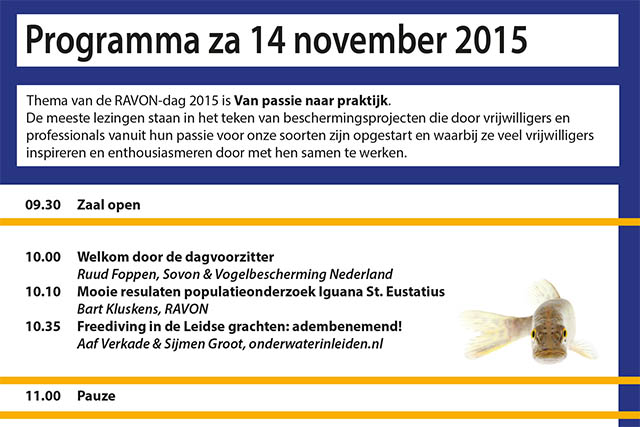 RAVON-dag 2015 Programma