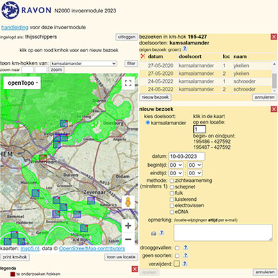 Invoerportaal Natura2000 RAVON