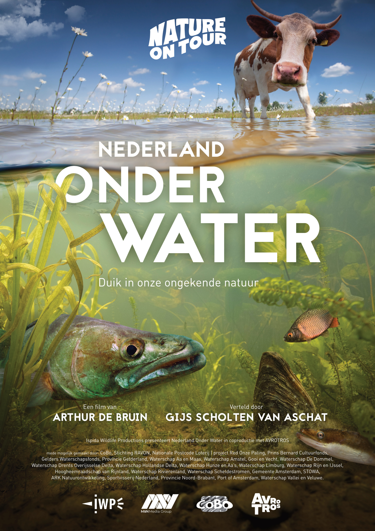 Poster Nederland onder water, Arthur de Bruin