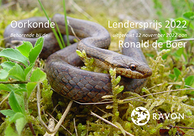 Oorkonde Lendersprijs 2022